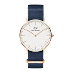 Classic Bayswater Rose Gold Eggshell White 36MM Watch