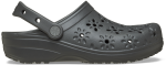 Classic Floral Cut Out Clog - Black Sand M9W11