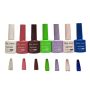 Uv Gel Nail Polish - Set Of 7 Shades Of A Melting Rainbow