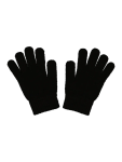 Black Knit Gloves - One Size Brown