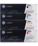HP 305A CE410 CE411 CE412 CE413 Original Toner Cartridges Full Set B c m y