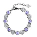 DESTINY Alexandrite june Birthstone Bracelet With Swarovski Crystals
