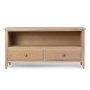 Hampton 2 Drawer Plasma Tv Unit Oak