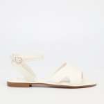 Siena 2 Flat Sandal - White - White 3