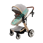 2 In 1 Egg Stroller - Platinum