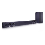 LG 2.1CH 300W Soundbar With Wireless Subwoofer And Bluetooth - SQC2
