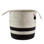 Floor Basket - Liquorice - Large Poly Base
