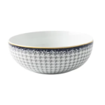 Galateo - Blue Check Salad Bowl