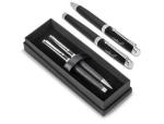Alex Varga Corinthia Ball Pen & Rollerball Set - One-size Black