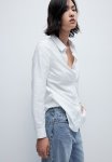 Fitted Oxford Shirt - White