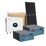 6KW Growatt Hybrid Inverter & 2 X 5.1KW Greenrich UP5000 Batteries With 12 X 560W Solar Panels Incl Mounting Kit