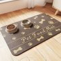 Quick-dry Absorbent Dog Feeding Mat - Non-slip Stain-resistant Pet Placemat For Food & Water Bowls