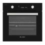 ELBA 60CM MULTIFUNCTION ELECTRIC OVEN WITH BLACKGLASS FINISH 04/T60-7