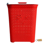 Smte-daisy Laundry Basket 50L With Smte Keyring Red With Keychain