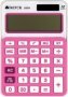 12 Digit Desktop Calculator - Small Pink