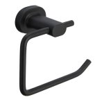 Brescia Toilet Roll Holder Matt Black 8 X 13.5CM