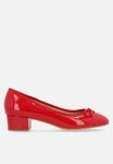 Madison Belen Block Heel - Red