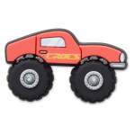 Red Monster Truck Jibbitz - Multi Osfa