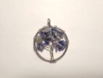 Sodalite Small Gemtree Pendant F84