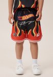 Cotton On Hot Wheels Basketball Short - Black