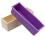 Silicone Loaf Soap Mold With Box - Purple