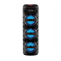 Portable Triple 8-INCH Party Speaker With LED Lights
