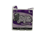 Softie Luxury 1PLY Toilet Tissue 350 Sheets 9'S – Purple