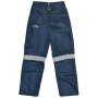 Trousers Acid/flame Navy Size 44