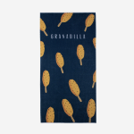 Beach Towel - Navy Lollies
