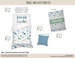 Kids Duvet Set Roar I Am Cute Dino