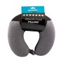 Basics Neck Pillow Memory Foam Grey And Black