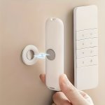 Magnetic Wall Hooks 2 4 8PCS - Easy Install Anti-lost Remote Control & Fridge Magnet Holder Polished Finish Home Organizer