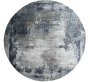 Bk Carpets & Rugs Modern Abstract Round Rug Grey & Blue- 2M X 2M