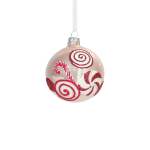 Bauble Glass With Sweets Pink