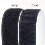4.0METER 199.9CM ROLL Self Adhesive Hook And Loop Tape Fastener- Perfect For Home Diy Projects