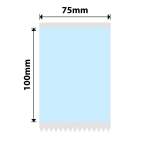 NB633 - - B3S B4 Only - 75X100MM - 75 Baby Blue Labels