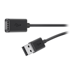 Belkin USB 2.0 Type-a Male To Female 3M Extension Cable Black F3U153BT3M