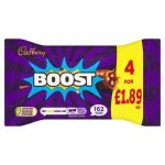 Cadbury Boost Chocolate Bars 4 Pack
