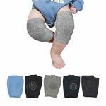 Baby Knee Pads For Crawling 5 Pairs Anti Slip Unisex Baby Knee Protectors Toddler Knee Pads Gift Idea For Baby Toddler Leg Warme