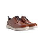 Nunn Bush By Mens Stance Plain Leather Shoes Cognac - Cognac 12