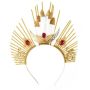 Gothic Virgin Mary Halo Headband Crown - Yellow