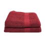 Eqyptian Collection Towel -440GSM -bath Towel -pack Of 2 -burgundy