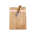 Engraved Bamboo Board - Home Is Where The Heart Is