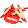 Rolling Pins Set - Textured 6 Pieces