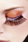 Black Red Glitter Eyelashes