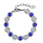 DESTINY September sapphire Birthstone Bracelet With Swarovski Crystals