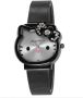 Black Hello Kitty Watch For Girls