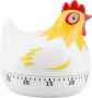 Durable Chicken Pattern Countdown Timer For Cooking & Baking Elegant