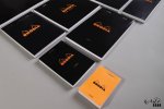 Rhodia Black Head Stapled Pad Dot Pad A4