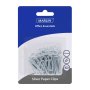 Marlin Office Essentials Silver Paper Clips 33MM 100'S Blister Card Pack Of 12